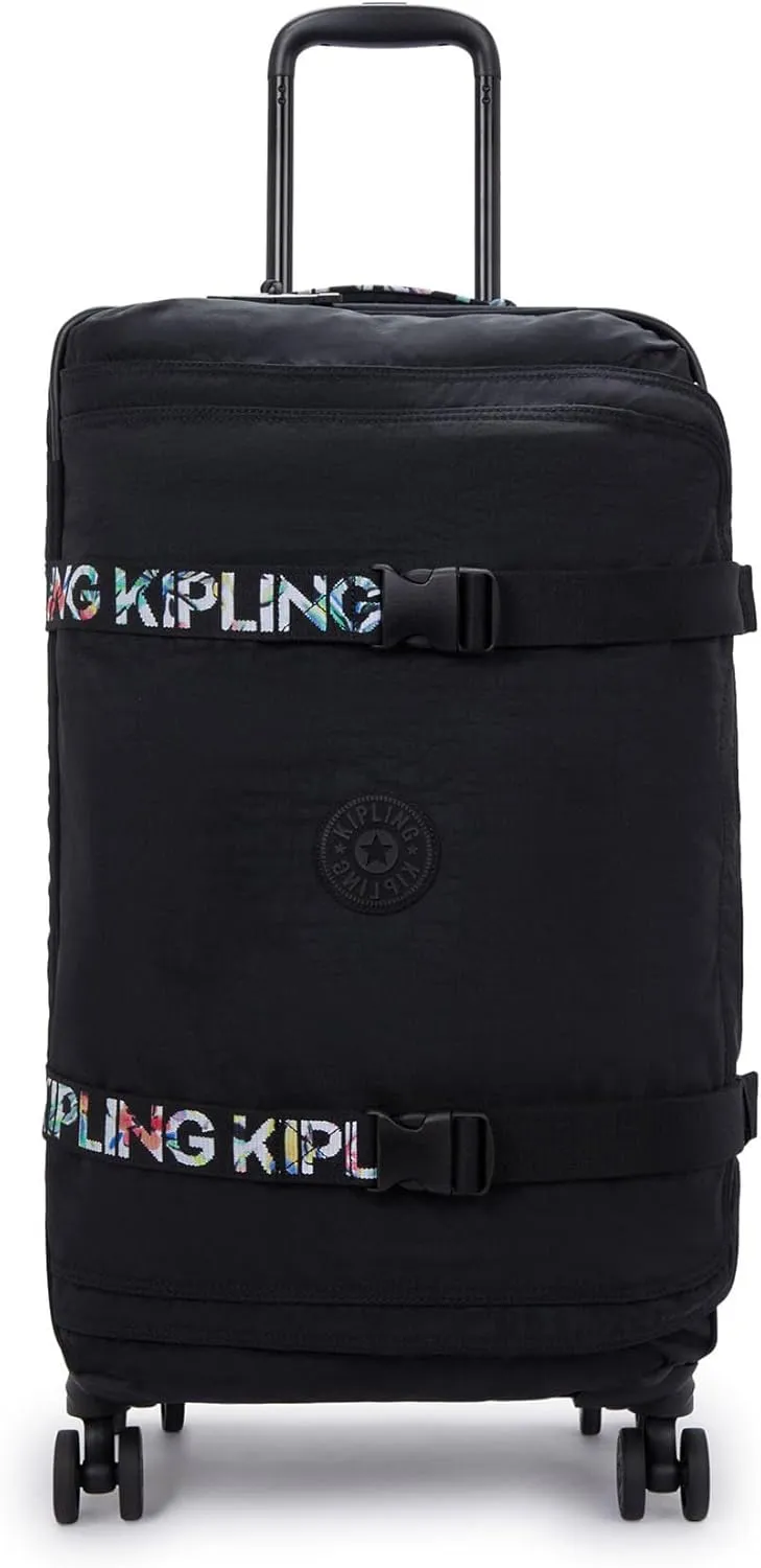 Kipling Women's Spontaneous Medium Softside Spinner Wheel Luggage, Integrated TSA Accepted Lock