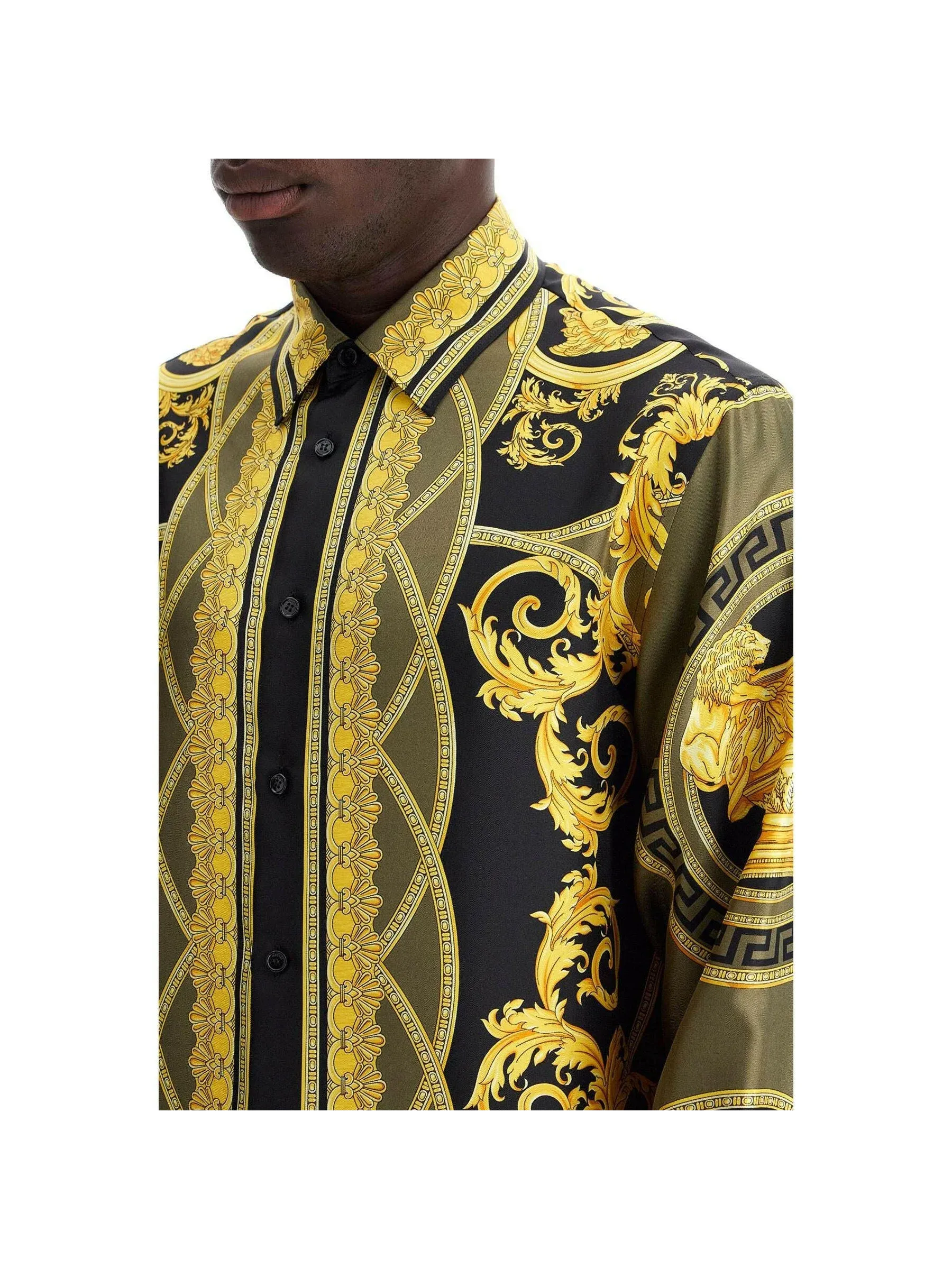 La Coupe Des Dieux Baroque Silk Shirt