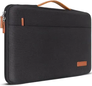 Laptop Bag Case 15.6,17 Inch Laptop Sleeve Case Briefcase Water-Resistant Bag Portable Carrying Protector with Handle Laptop Sleeve Case (Color : Black, Size : 17-inch)
