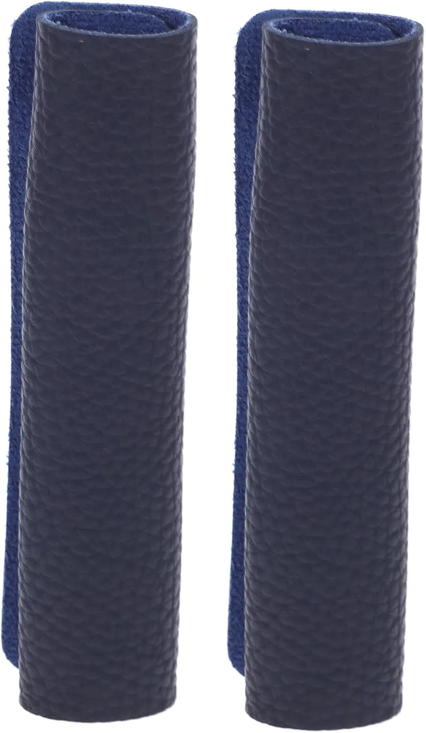 Leather Handle Wrap for Tote Bag Blue Luggage Handle Saddle Buckles Protector