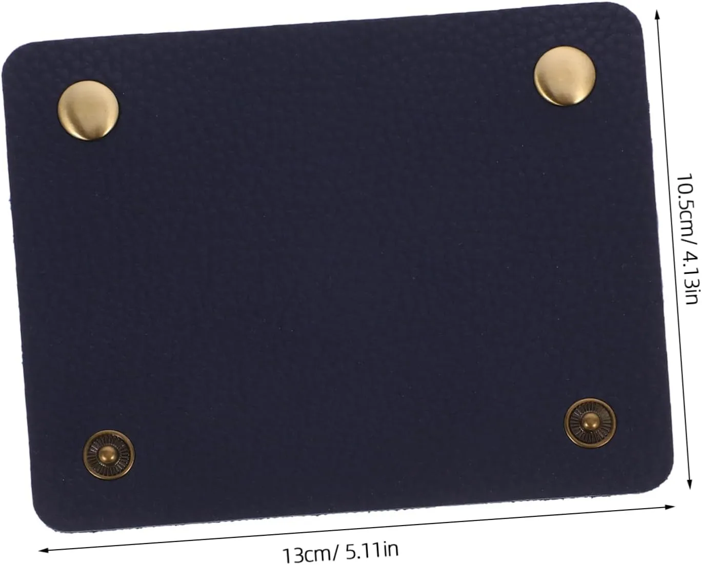 Leather Handle Wrap for Tote Bag Blue Luggage Handle Saddle Buckles Protector