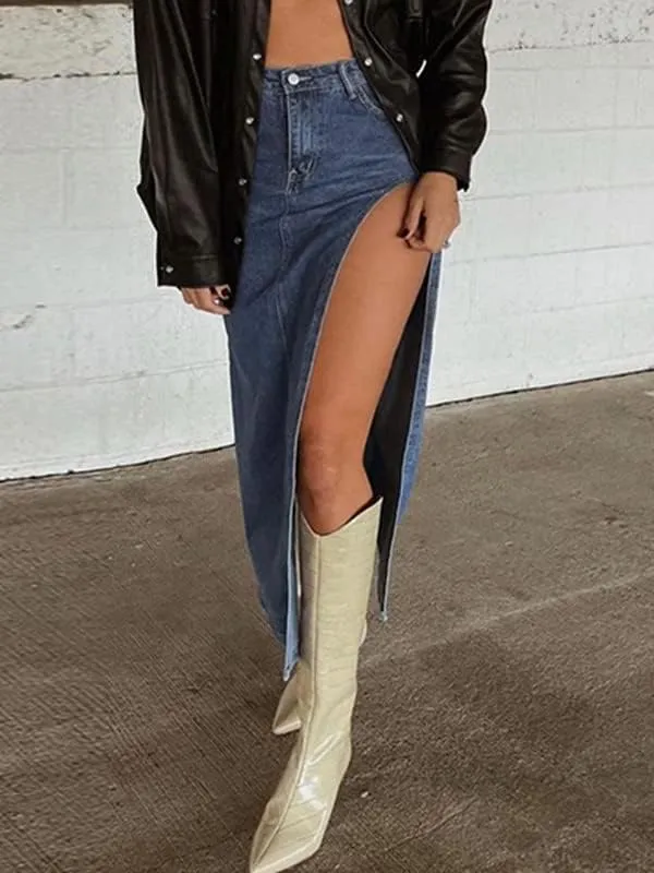 Long Cargo Skirts for Women with Pockets Low Rise Drawstring Shirred Baggy Skirt E Girls Vintage Harajuku Streetwear