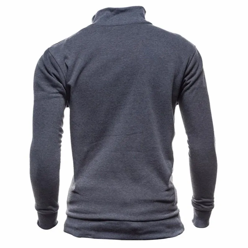 Men Turtleneck  Zip Jacket