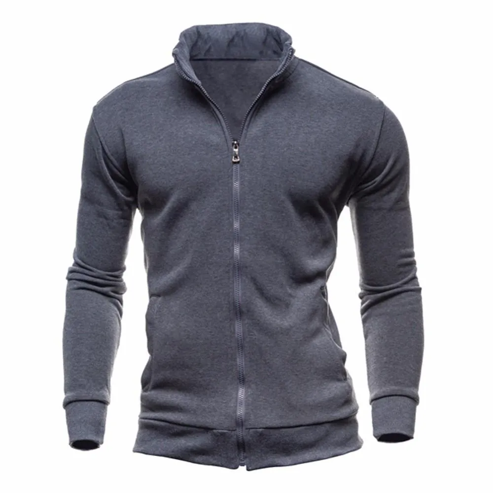 Men Turtleneck  Zip Jacket
