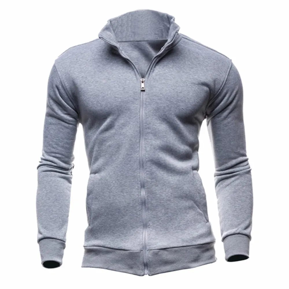 Men Turtleneck  Zip Jacket