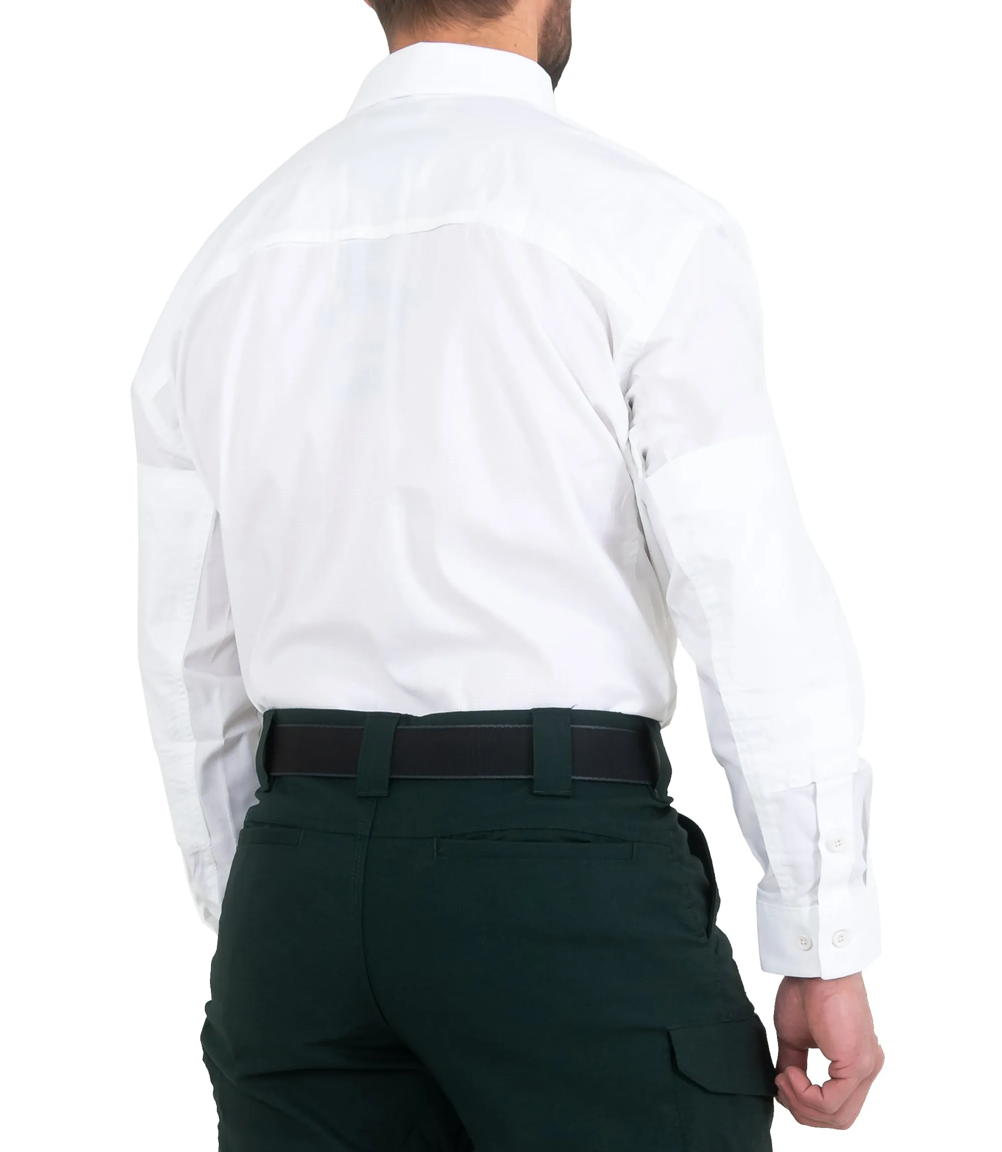 Men's V2 Tactical Long Sleeve Shirts / White