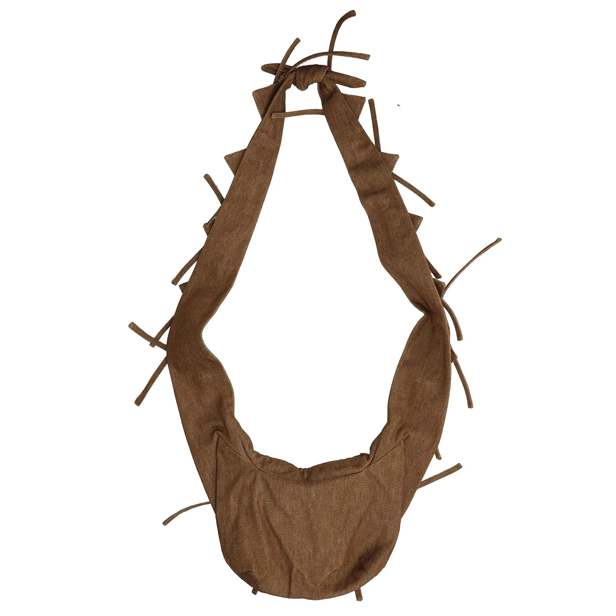 MINI TALISMAN BAG (ELONGATED STRAP) / BROWN DENIM
