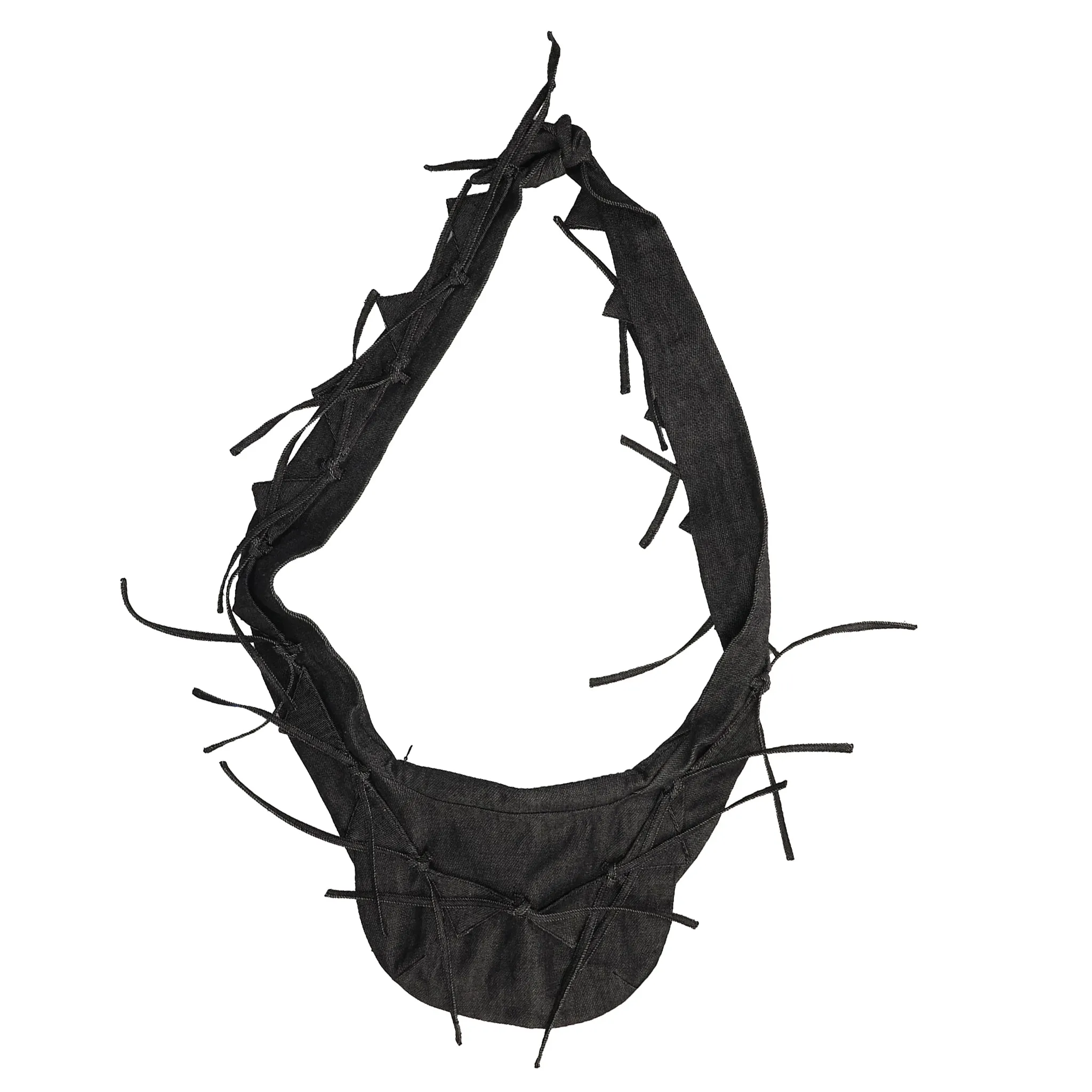 MINI TALISMAN BAG (ELONGATED STRAP) / CHARCOAL DENIM