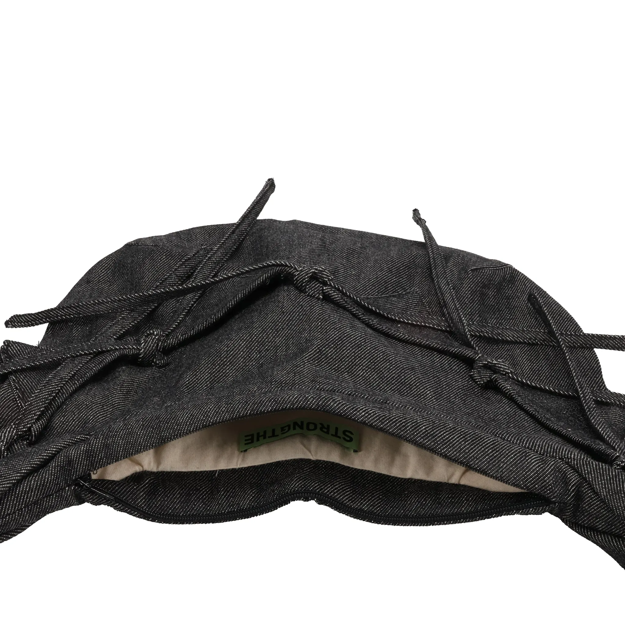 MINI TALISMAN BAG (ELONGATED STRAP) / CHARCOAL DENIM