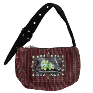 MOMMY MINI BAG / PINK AND BLACK