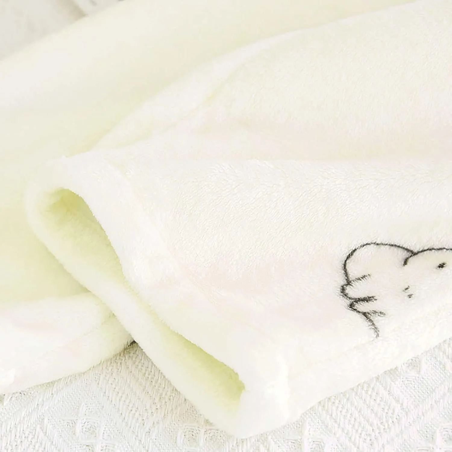 Mzkdieey Women Pajamas Set Flannel 2 Piece Winter Warm Long Sleeve Button Down Pjs Sets Cute Bunny Print Loungewear Sleepwear
