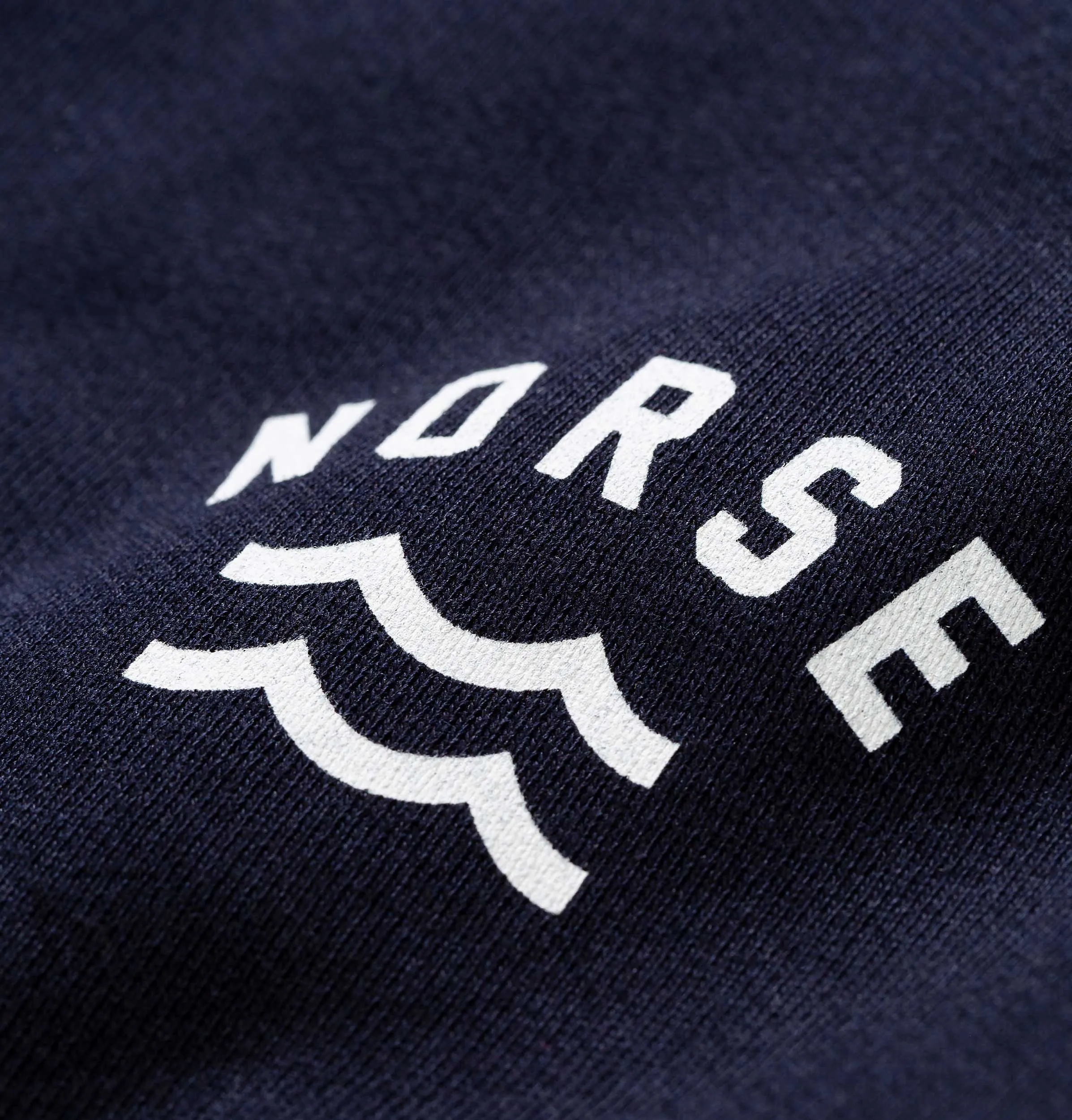 Norse Projects Ketel Ivy Wave Logo Sweatshirt – Dark Navy