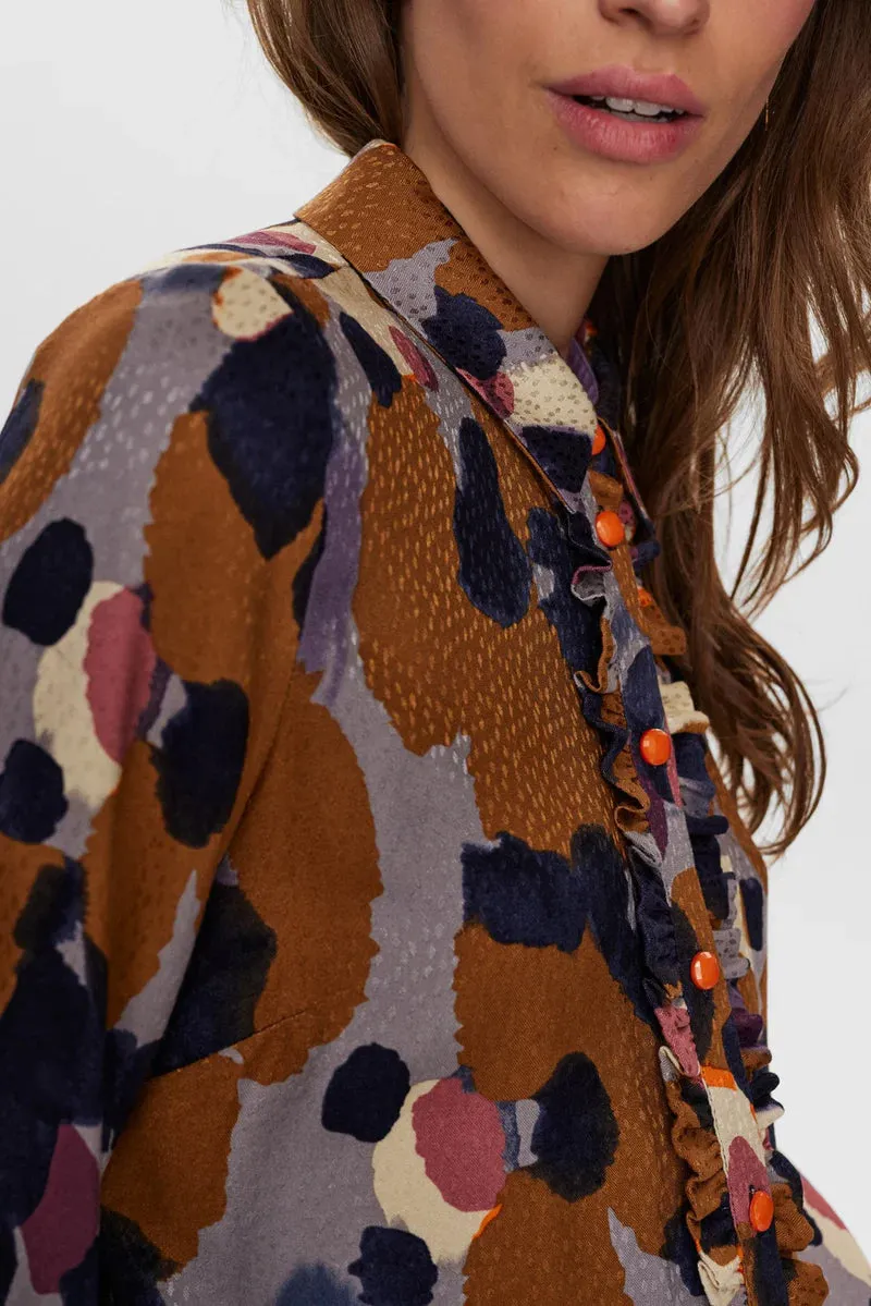Numph - Nugrit Silky Feel Printed Blouse