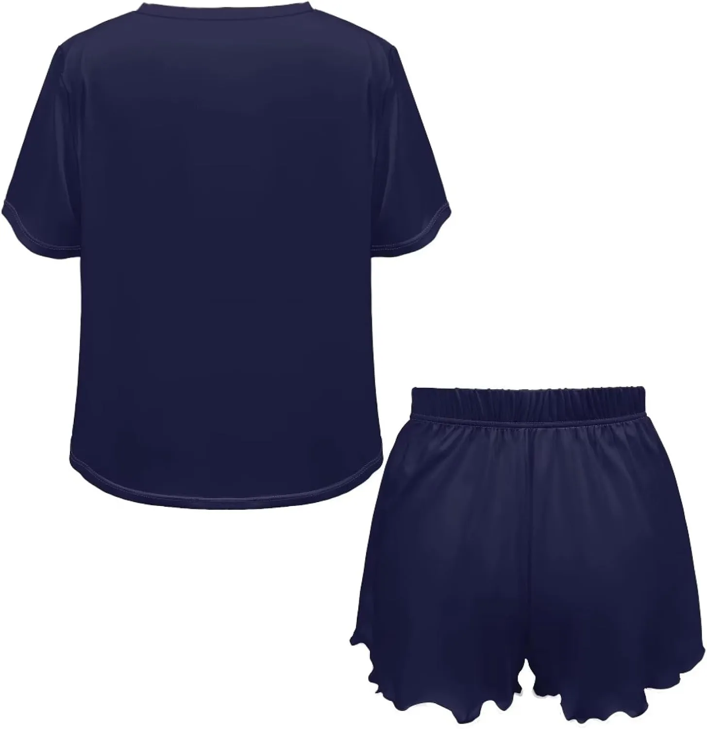 Pajama Set for Women 2 Piece Lounge Set Tops and Shorts Soft Sleepwear
