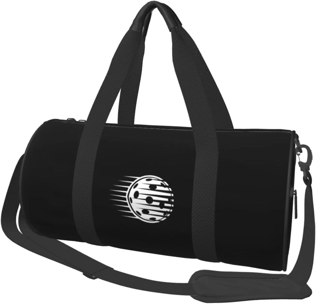 Pickleball Convertible Garment Bag with Shoulder Strap, Carry on Garment Duffel Bag for Men Women - Rolling Foldable for Travel Luggage Bags (Black)