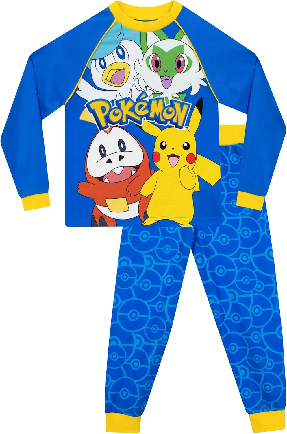 Pokemon Pajamas | Boys Pikachu Pjs | Pokeball Pajamas For Kids