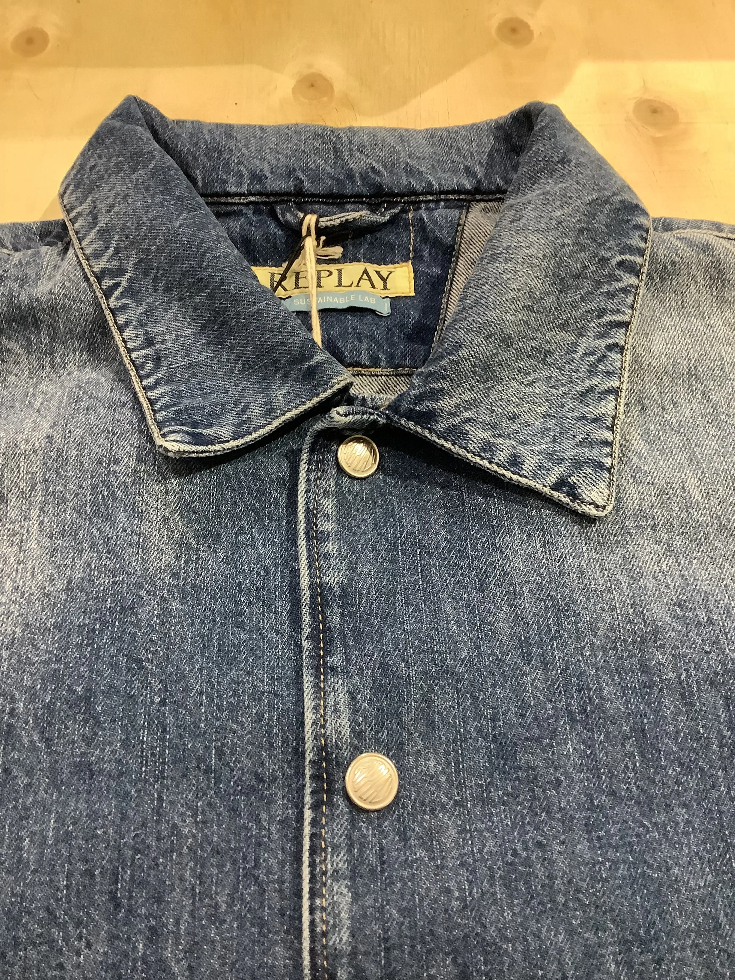 Replay 9zero1 Baseball Denim Jacket
