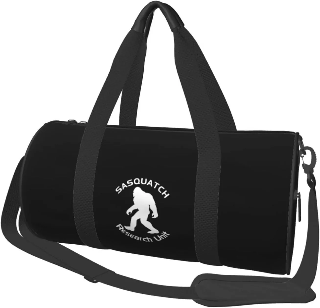 Sasquatch Research Unit Convertible Garment Bag with Shoulder Strap, Carry on Garment Duffel Bag for Men Women - Rolling Foldable for Travel Luggage Bags (Black)