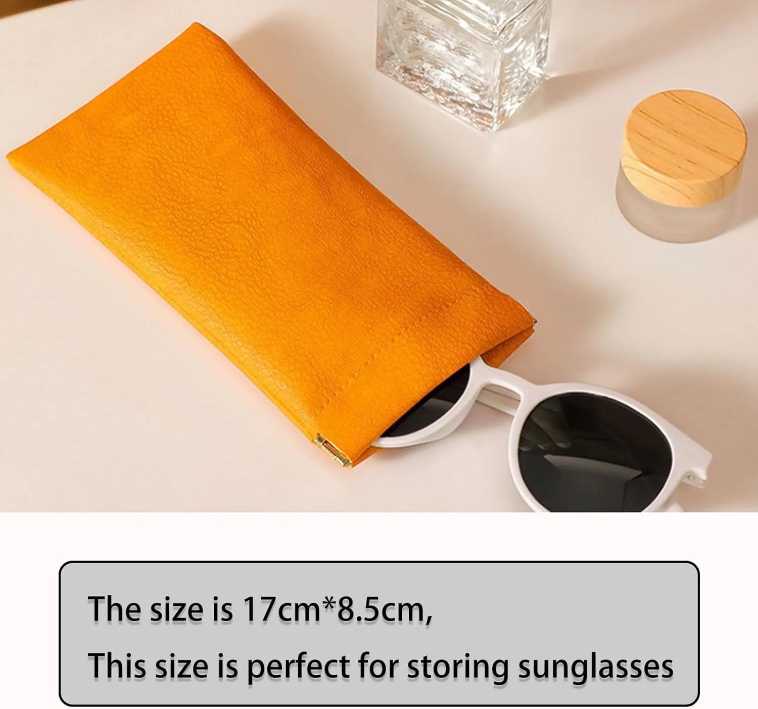Snap Closure Organizer Pouch,Portable Pouch Waterproof Small Makeup Bag for Purse,No Zipper Self-closing Men/Women Pouchic Bag for Glasses, Jewelry