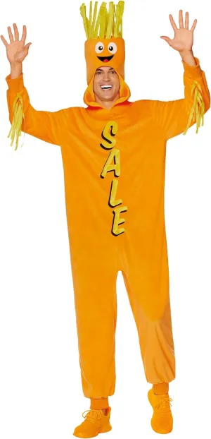 Spirit Halloween Adult Car Dealership Air Tube Dancer Jumpsuit Costume | Funny Costume