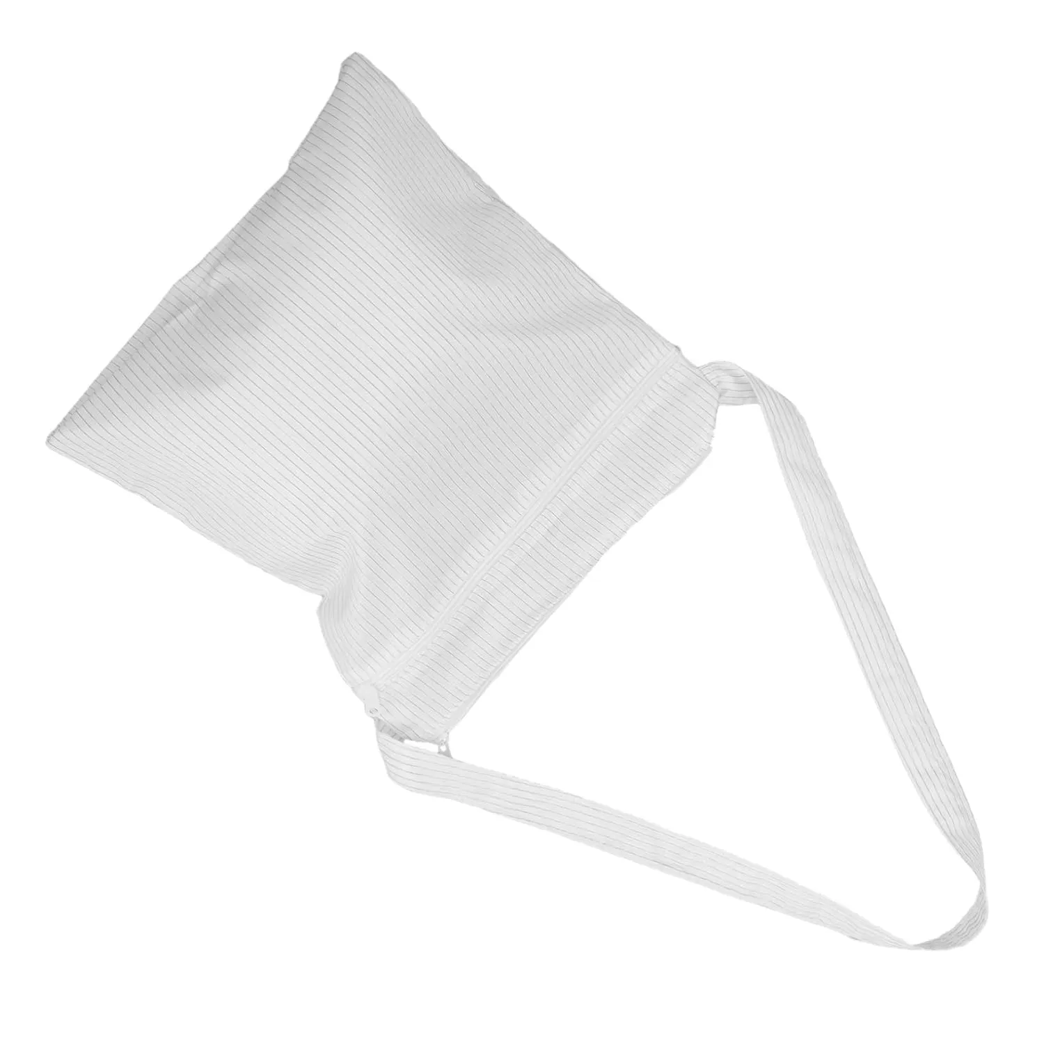 Static Suit Storage Bag Wet Bag for Swimsuit Sock Laundry Bag for Washing Period Bag Fabric Makeup Bag Garment Bag for Washing Pencil Bag Skincare Bag White Fiber