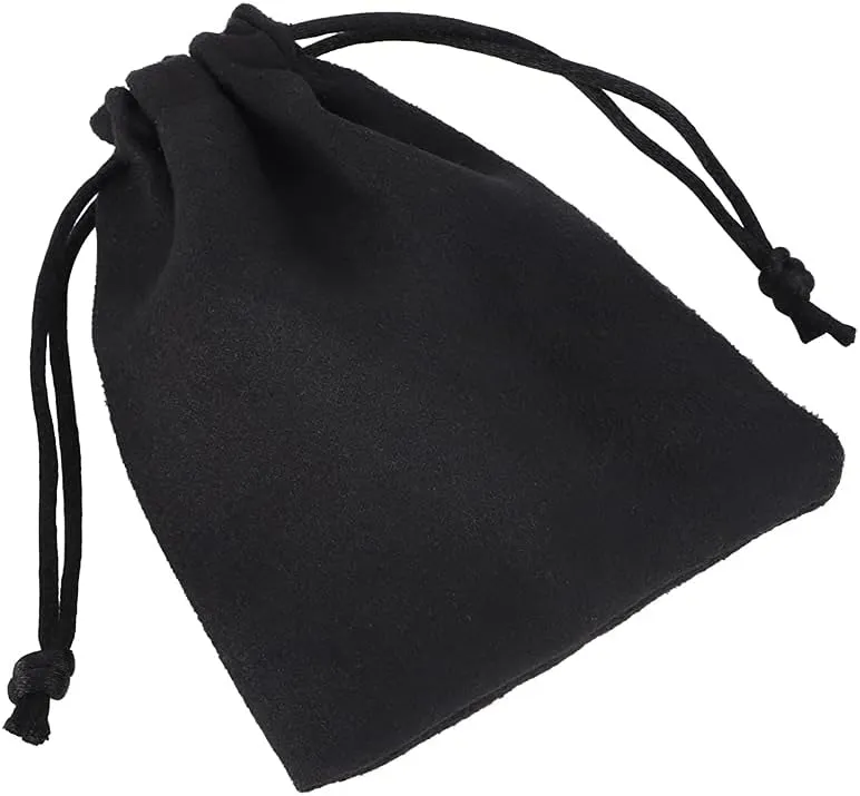 Suede Jewelry Packaging Pouch `, Drawstrings Velvet Bags 10PCS Pouch Wrap Organzier Suede Drawstring Gift Bag for Wedding for Game for Party(9 *