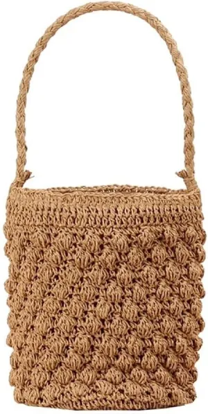 Summer Straw weaving Bag Women Handbag Crossbody Bags Shoulder Bags, One Color, One Size