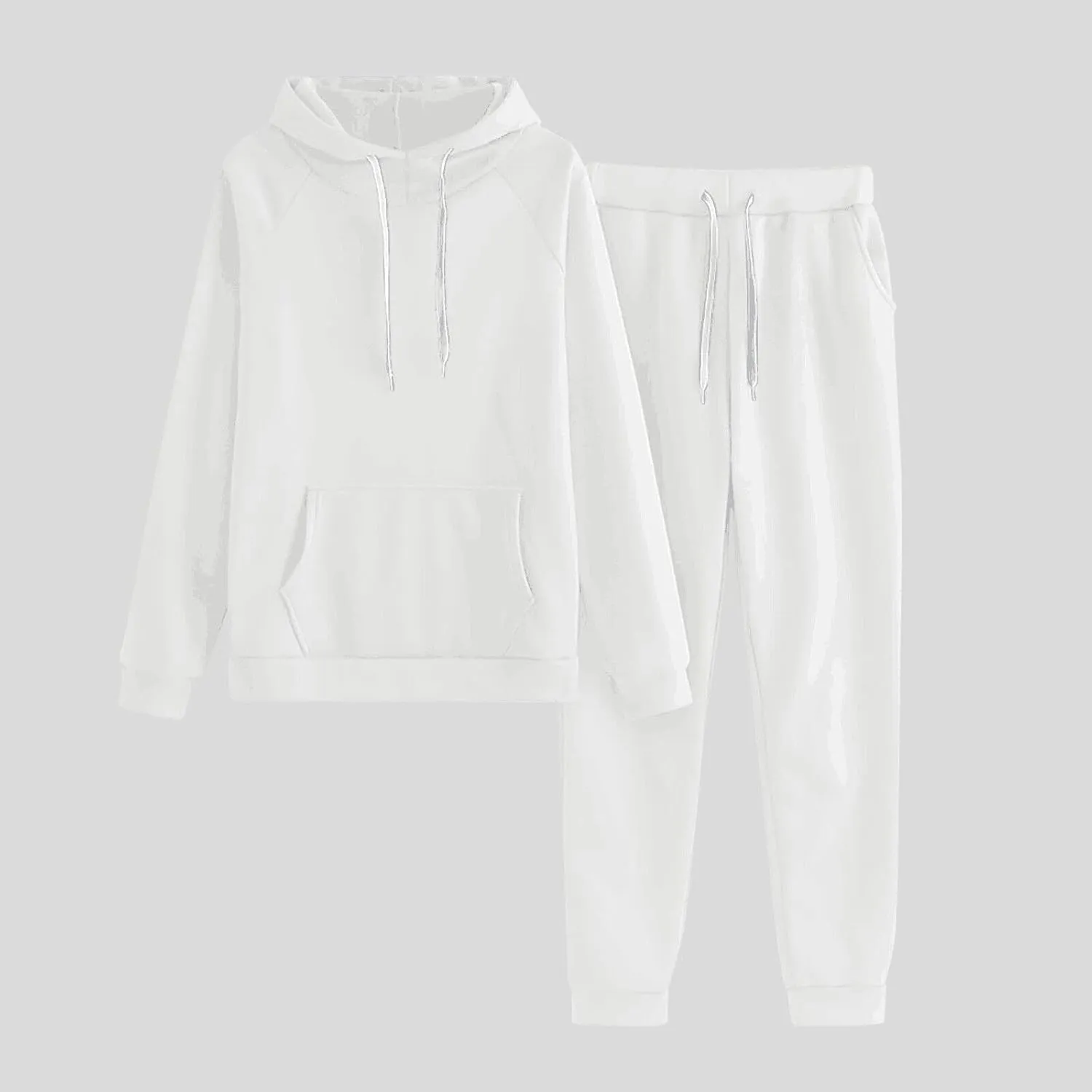 Sweatsuits Women 2 Piece Outfit,Oversized Hoodies Tops Baggy Sweatpants with Pockets Y2K Fall Winter Tracksuit Sets