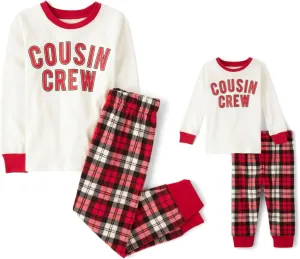 The Children's Place Baby and Kids, Sibling Matching, Christmas Pajama Sets, Fleece