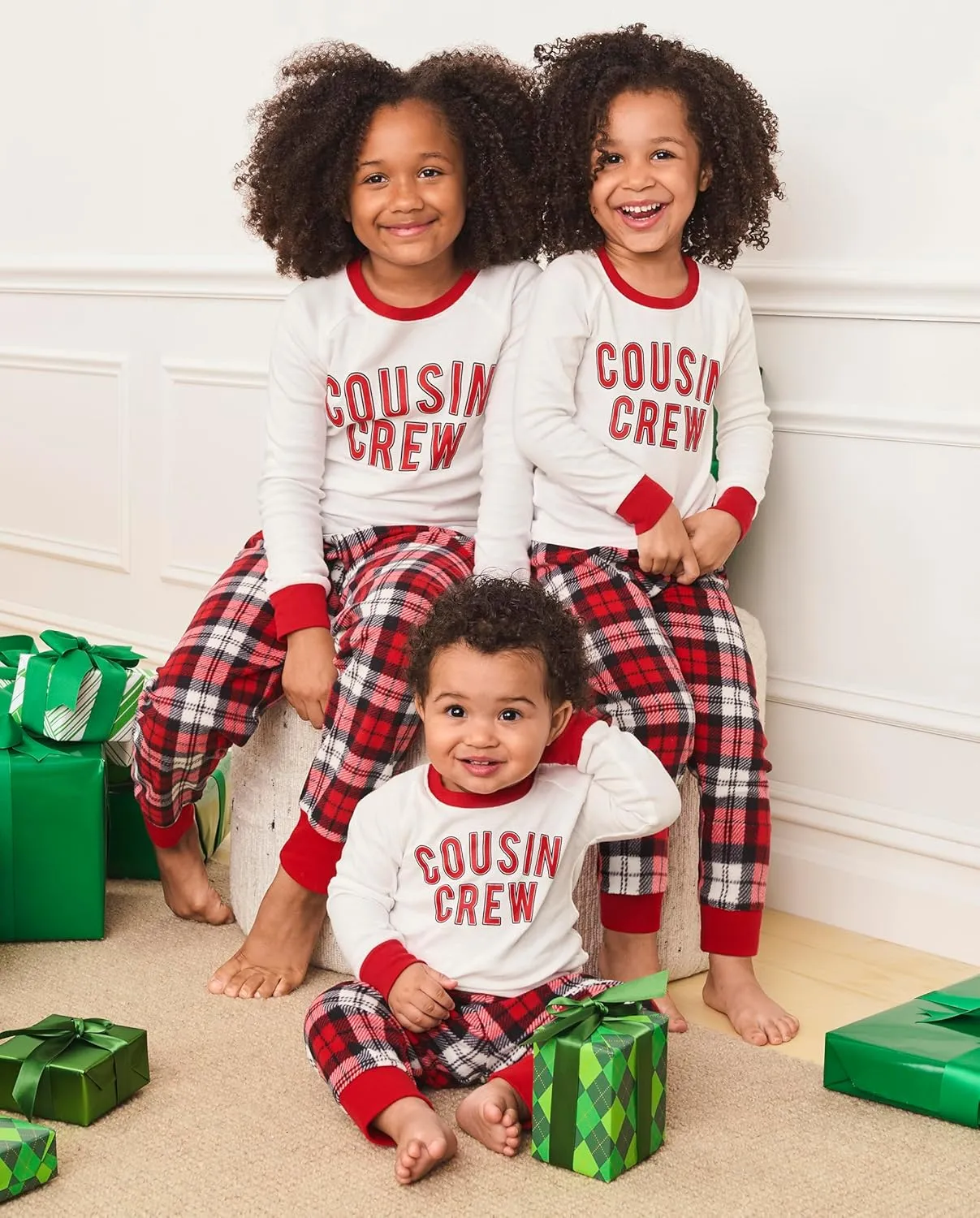 The Children's Place Baby and Kids, Sibling Matching, Christmas Pajama Sets, Fleece
