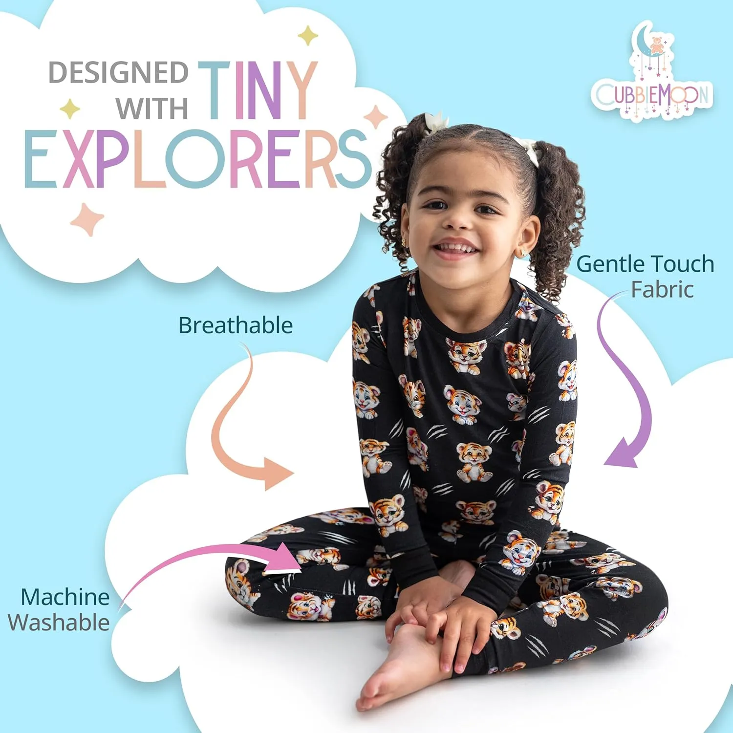 Toddler Pajamas Set 2 Piece Soft Bamboo Viscose Girls and Boys Pajamas for Kids Perfect for Sleep and Play Pack of 2