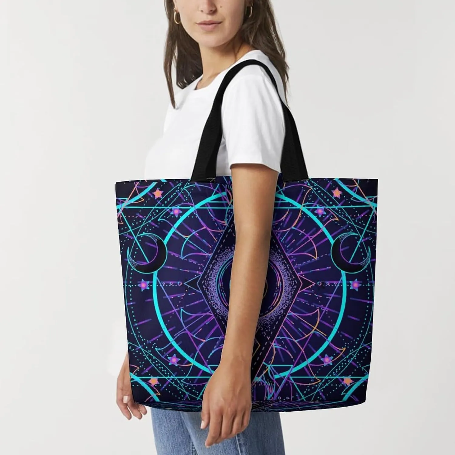 Tote Bag for Women Beach Bag Reusable Grocery Bag Shopping Bag for Travle Gym
