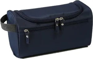 Travel Toiletry Bag with Strap,Hanging Makeup Case Organizer Cosmetic Pouch Holder Storage Bathroom Shower Wash Bag with Handle for Brushes Toiletry Jewelry Storage(Dark Green)