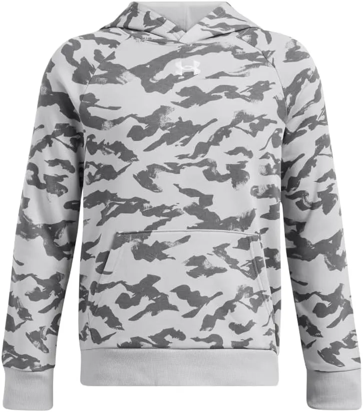Under Armour Boys' Rival Fleece Printed Hoodie