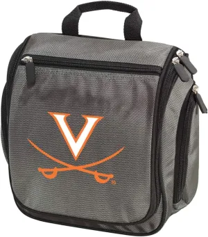 University of Virginia Toiletry Bags or Mens UVA Shaving Kits HANGABLE Travel Bag