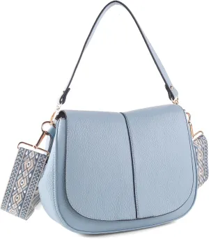 Vegan Leather Hobo Purses, Crossbody Bags for Women, Shoulder Handbags with Wide Strap