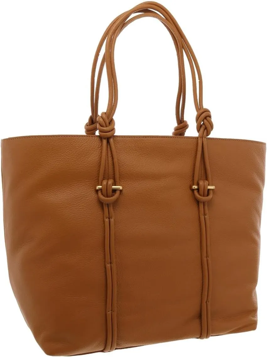 Vince Camuto Womens Jaiyo Pebbled Leather Tote Handbag
