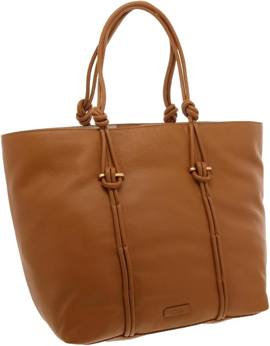 Vince Camuto Womens Jaiyo Pebbled Leather Tote Handbag