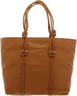 Vince Camuto Womens Jaiyo Pebbled Leather Tote Handbag