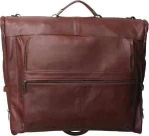 Vintage Three-Suit Garment Bag (Terrazzo Brown)