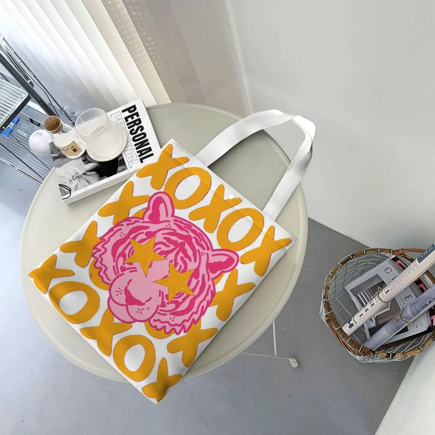 What If It All Works Out Canvas Tote Bag Shoulder Bag For Women'S Reusable Tote Bag For Shopping Camping