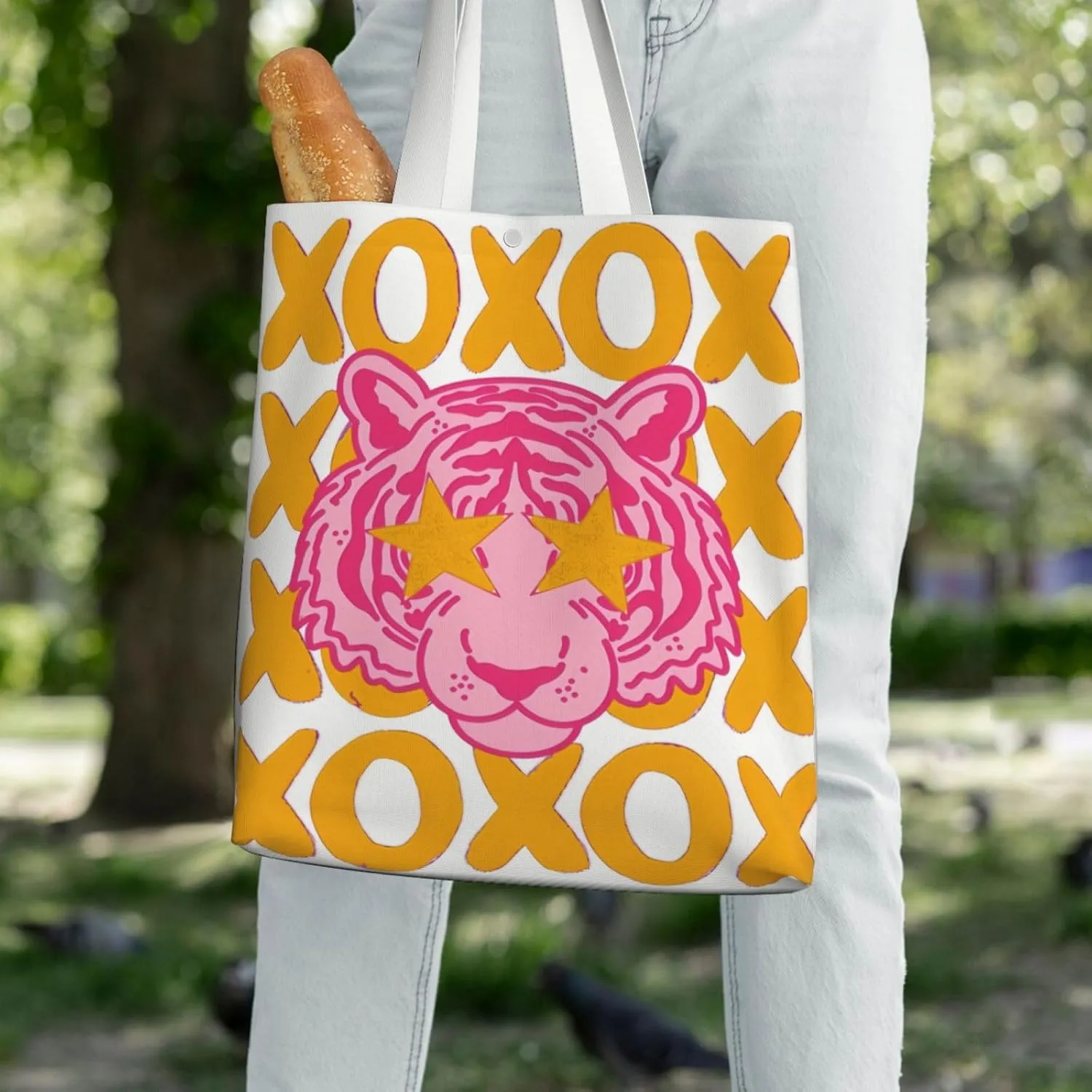 What If It All Works Out Canvas Tote Bag Shoulder Bag For Women'S Reusable Tote Bag For Shopping Camping