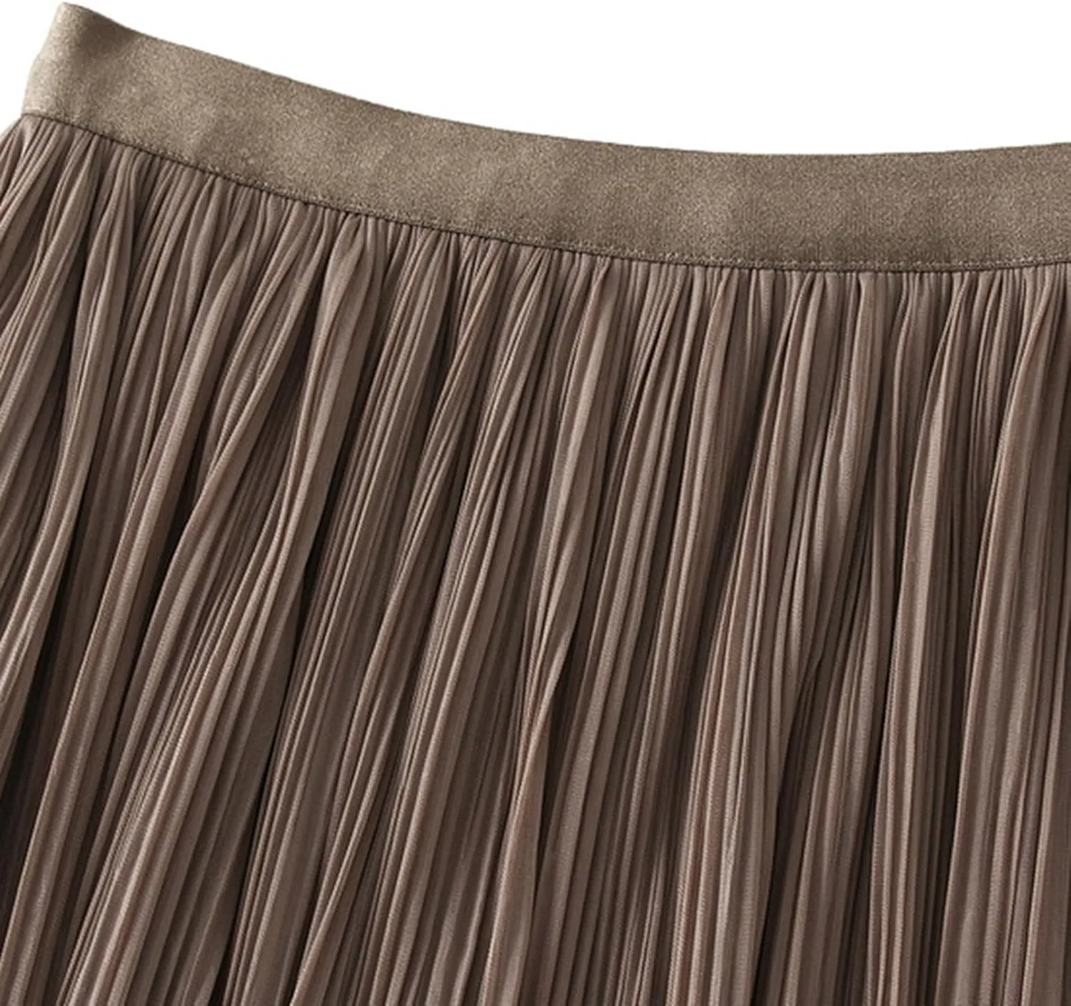 White Skirt Womens Cotton Linen Skirts Spring Summer A Line Pleated Maxi Midi Skirt For Women 2024