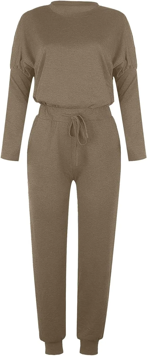 Women 2 Piece Outfits Sweatsuit Oversized Pullover Tops And Long Pants Tracksuit Sweatsuits With Sweatpants