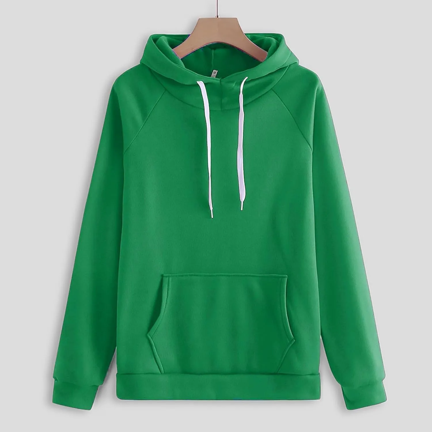 Womens 2 Piece Outfits Suit Solid Color Long Sleeved Hoodie Trousers Sweatershirt Sports Suit Warm Hooded Sport Suit