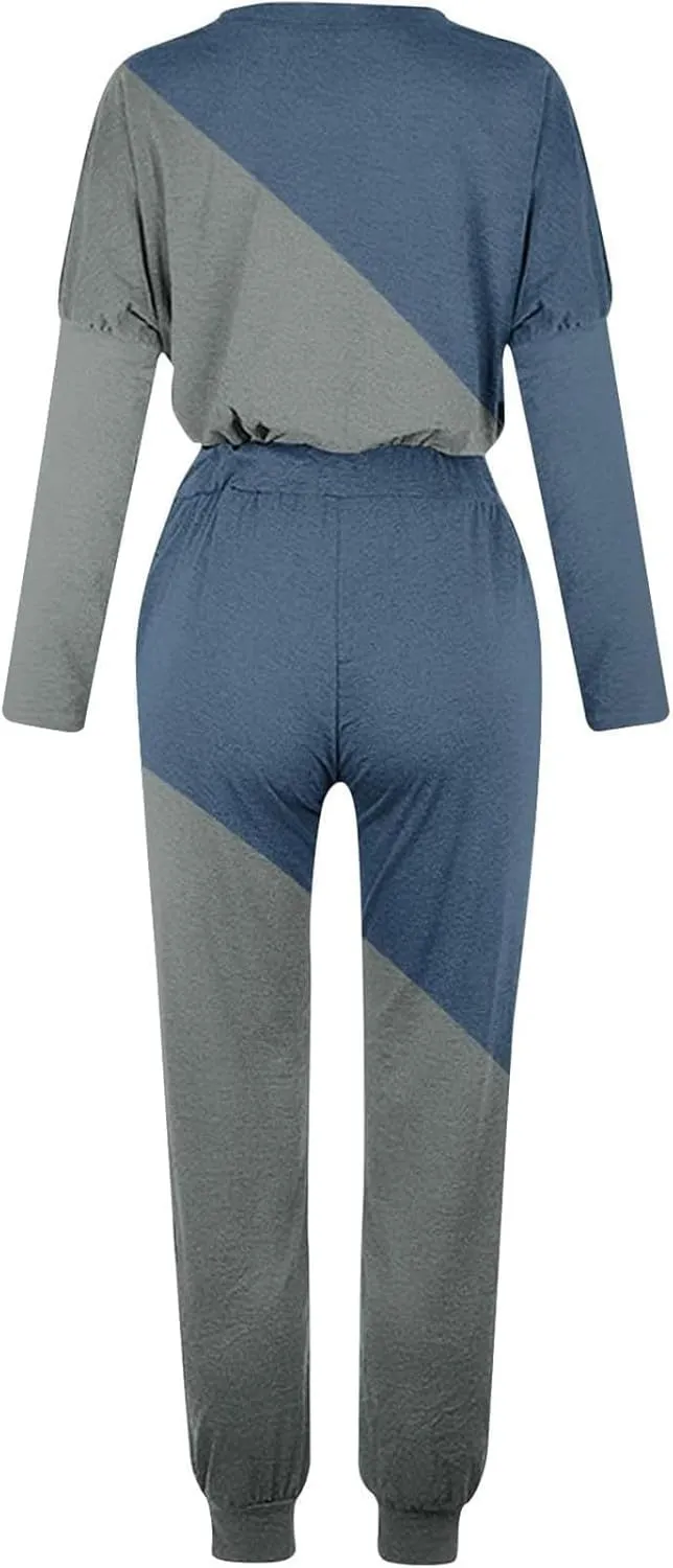Womens 2 Piece Outfits Top Pants Sets Long Sleeve Wear Sports Suit Sweatsuit for Women 2 Piece Set Women Sweat Suits
