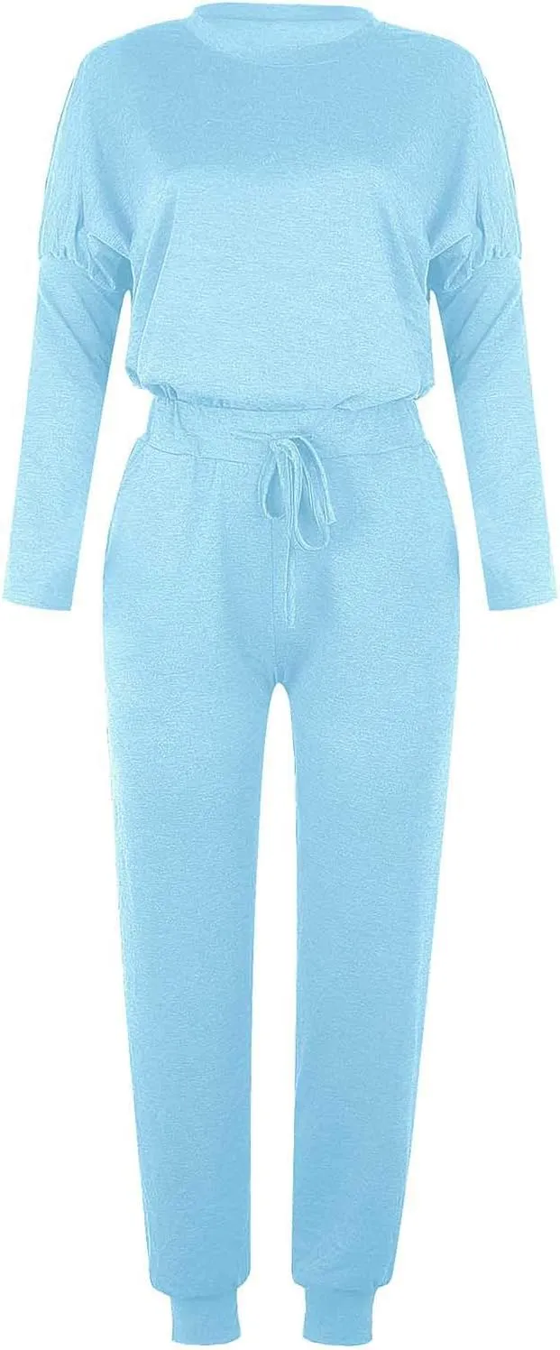 Womens 2 Piece Outfits Top Pants Sets Long Sleeve Wear Sports Suit Sweatsuit for Women 2 Piece Set Women Sweat Suits