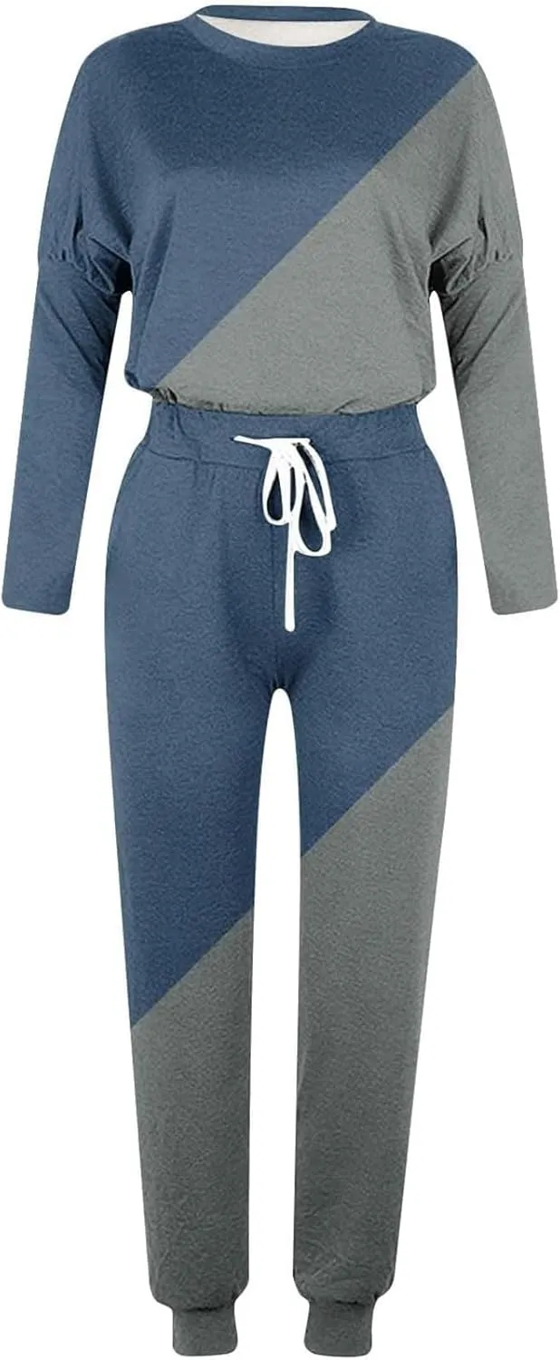 Womens 2 Piece Outfits Top Pants Sets Long Sleeve Wear Sports Suit Sweatsuit for Women 2 Piece Set Women Sweat Suits