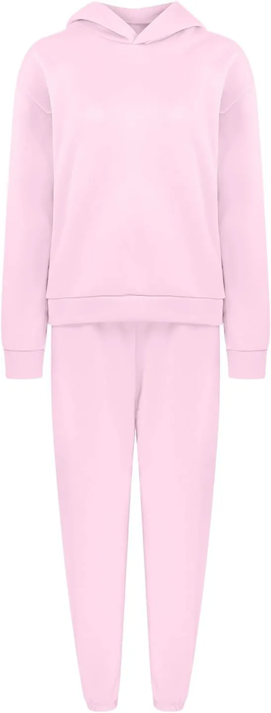 Workout Sets for Women Plus Size Sweatsuits Two Piece Sweatpants Sets and Hooded Pullover Long Sleeve Sweatshirts