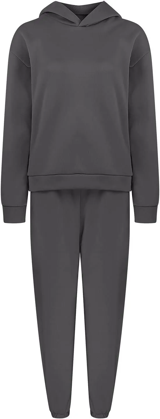 Workout Sets for Women Plus Size Sweatsuits Two Piece Sweatpants Sets and Hooded Pullover Long Sleeve Sweatshirts